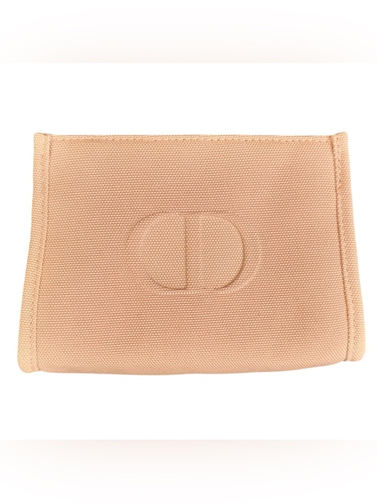 Dior Handbags - Christian Dior baby pink CD logo makeup travel purse pouch bag